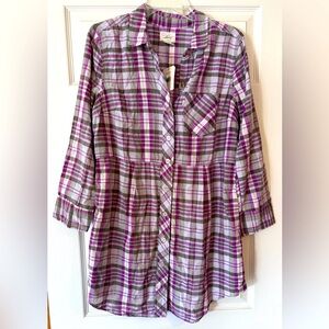 Women’s plaid Tunic size large